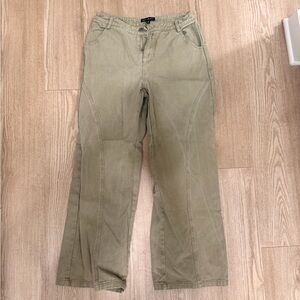 Blue Blush Sage Flare Jeans